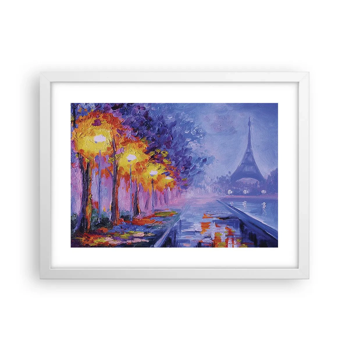 Poster in een witte lijst - Een droomwandeling - 40x30 cm