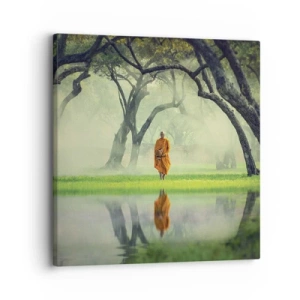 Schilderen op canvas - Op weg naar verlichting - 30x30 cm