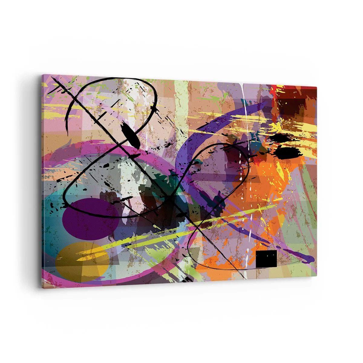 Schilderen op canvas - Je kunt rechtdoor of rondom - 120x80 cm