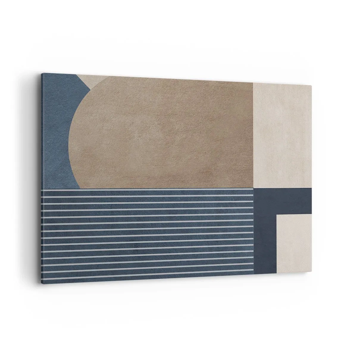 Schilderen op canvas - Een compositie van eenvoud en rondheid - 100x70 cm