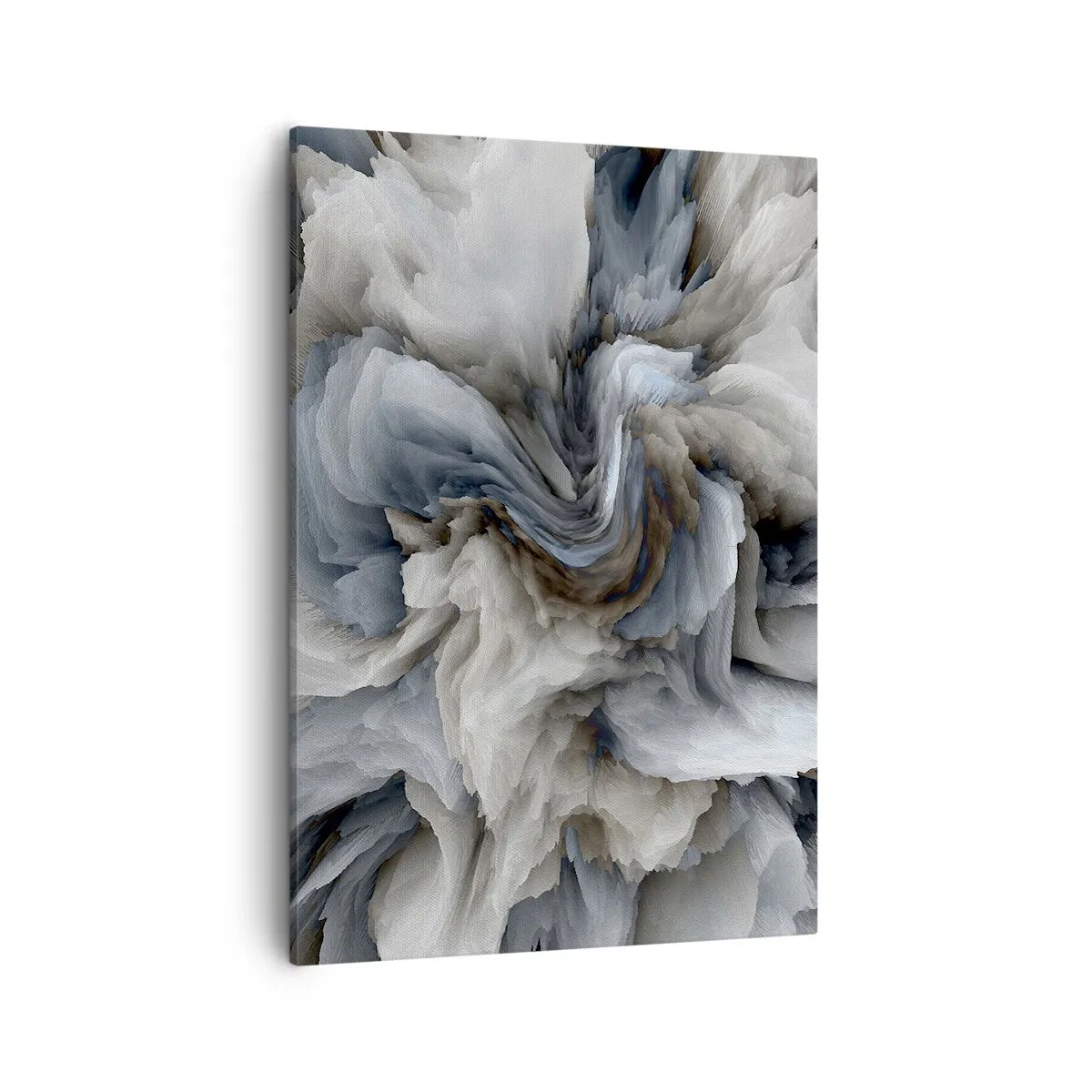 Schilderen op canvas - Steen en bloem - 50x70 cm
