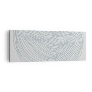 Schilderen op canvas - De glimlach van één druppel - 140x50 cm