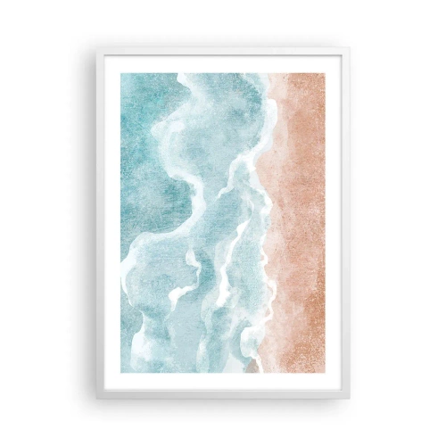 Poster in een witte lijst - Wolkenabstractie - 50x70 cm