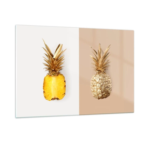 Schilderen op glas - Ananas voor ons - 120x80 cm