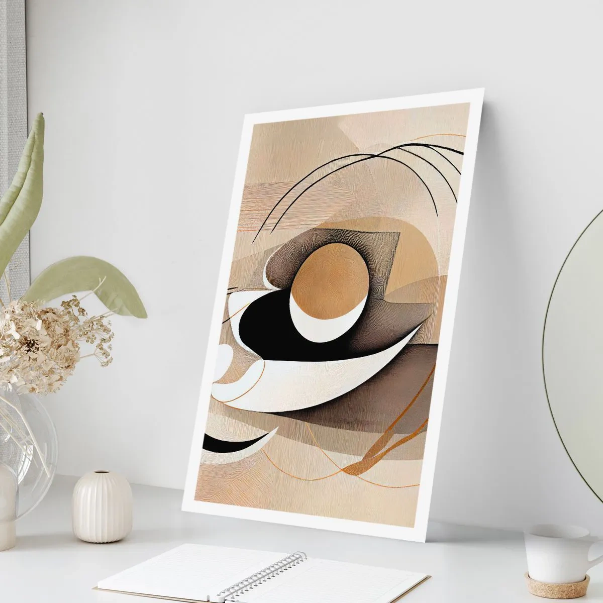 Poster - Compositie: de essentie van de dingen - 70x100 cm
