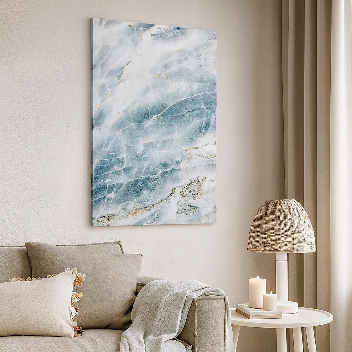 Schilderen op canvas - Ijs wereld - 50x70 cm