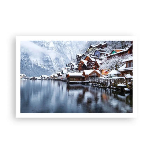 Poster - In winterdecoratie - 91x61 cm