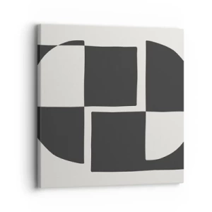 Schilderen op canvas - Antithese - synthese - 30x30 cm