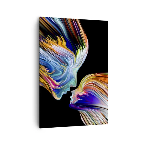 Schilderen op canvas - Een samensmelting van energie en licht - 70x100 cm