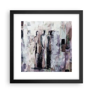 Poster in een zwarte lijst - De mysterieuze drie - 30x30 cm