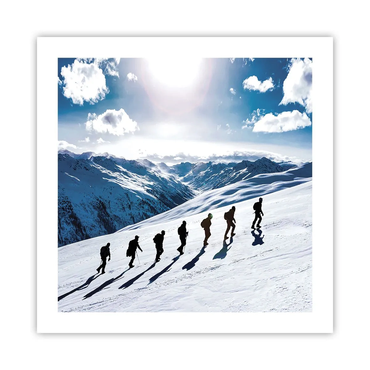 Poster - Het team van de veroveraars - 50x50 cm