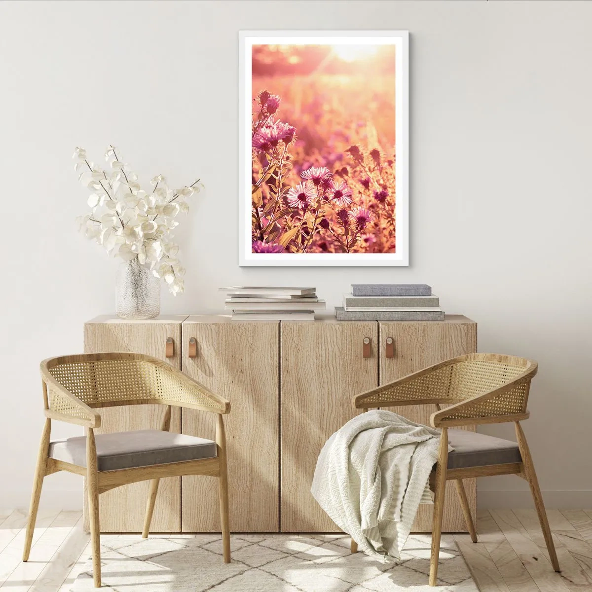 Poster in een witte lijst - Voordat de zomer voorbij is - 70x100 cm