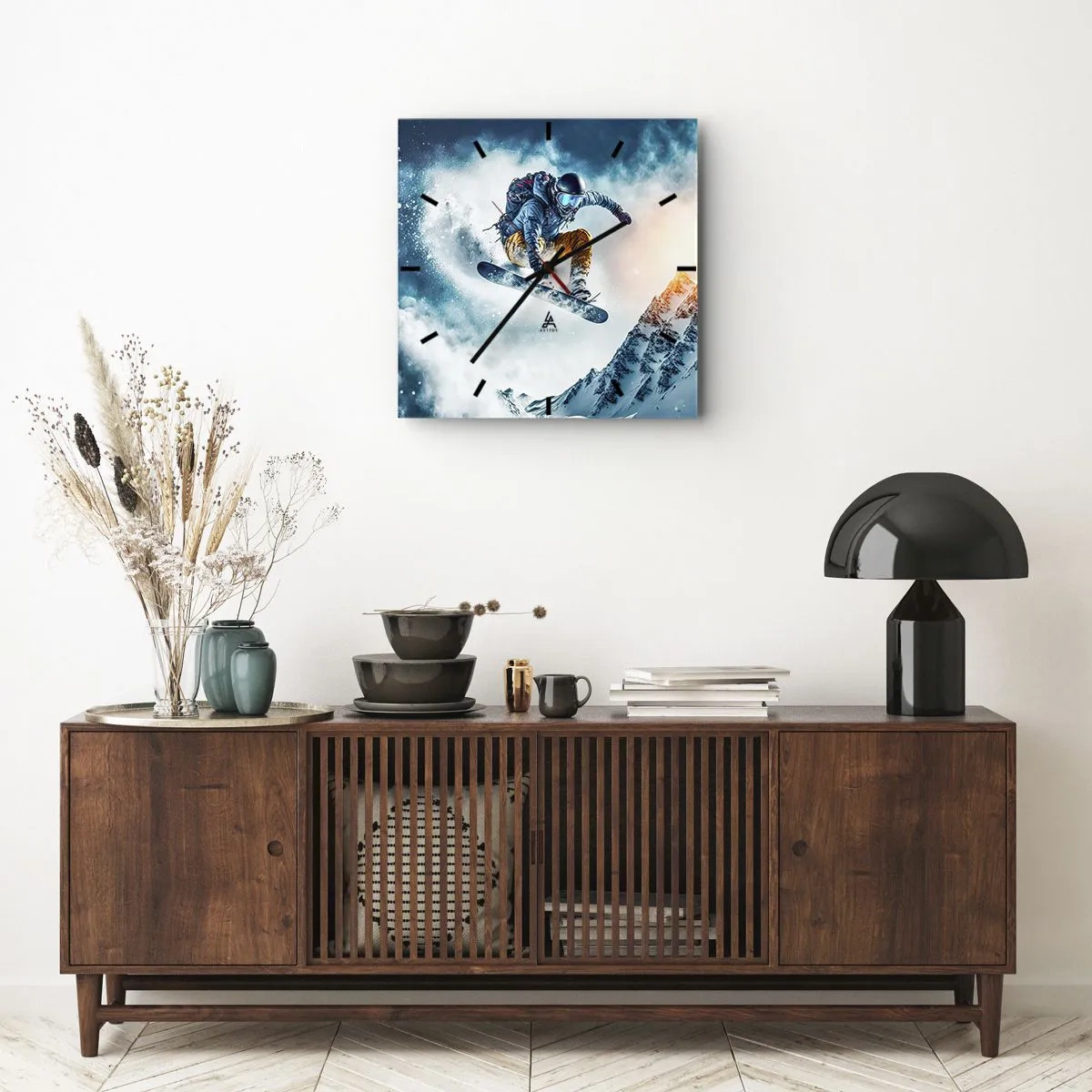 Wandklok - Klok - Extreme emoties - 40x40 cm