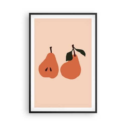 Poster in een zwarte lijst - Zoetheid zelf - 61x91 cm