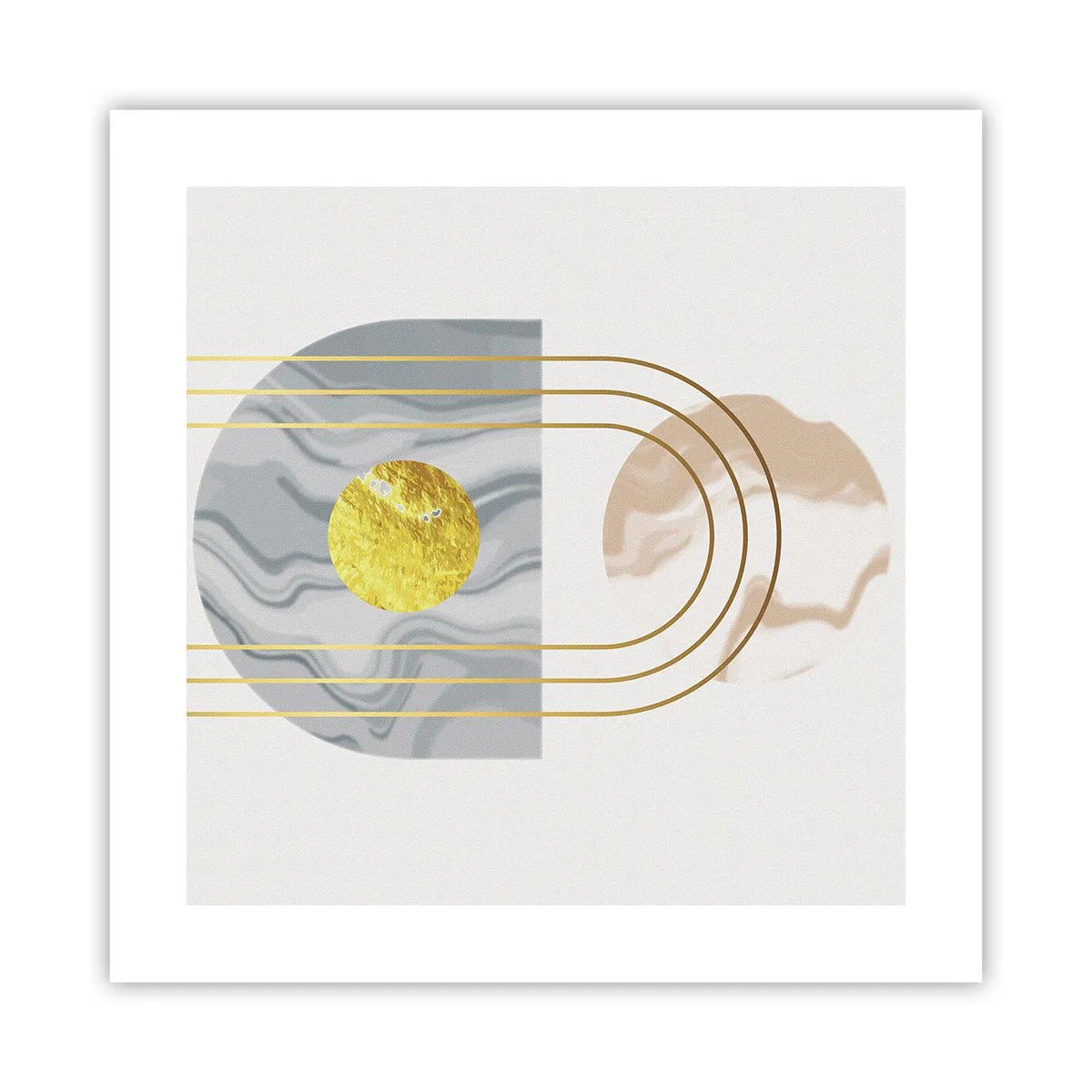 Poster - Helderheid en schittering - 40x40 cm