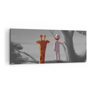 Schilderen op canvas - Dit gebeurt echt - 100x40 cm
