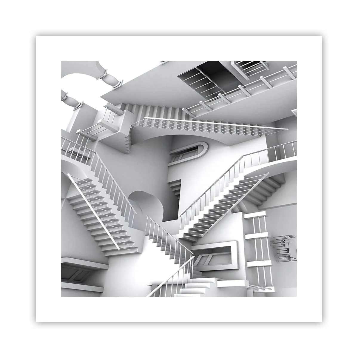 Poster - De paradoxen van de ruimte - 40x40 cm