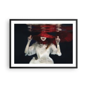 Poster in een zwarte lijst - Hatelijke godin in de Slavische mythologie - 70x50 cm
