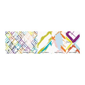 Fotobehang Monster Zelfklevend Deluxe Sticker - Cellen te huur - Abstractie, Deel, Modern patroon - 100x30 cm