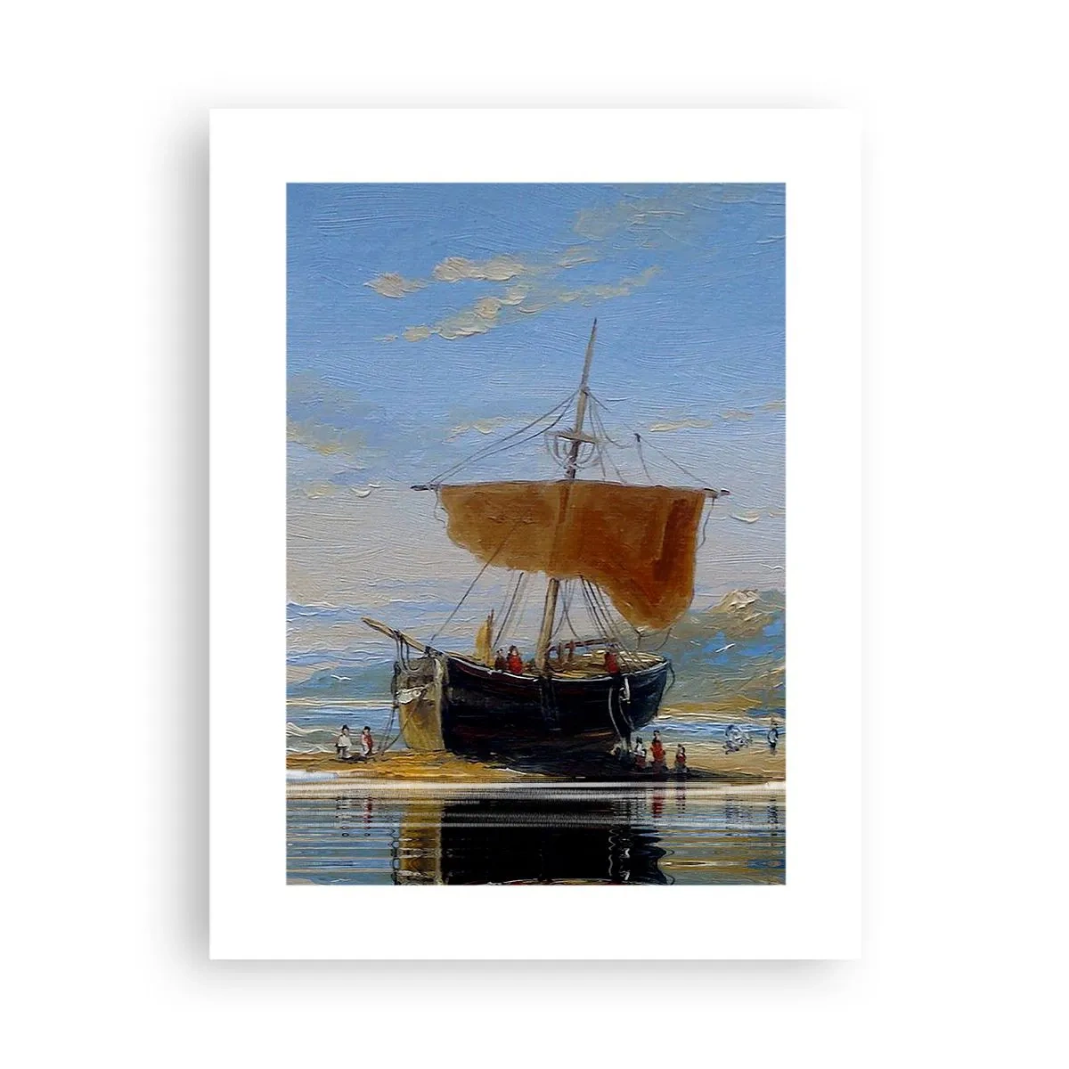 Poster - Water, bodem, lucht - 30x40 cm