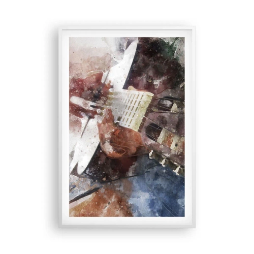 Poster in een witte lijst - En wat vind je ervan? - 61x91 cm