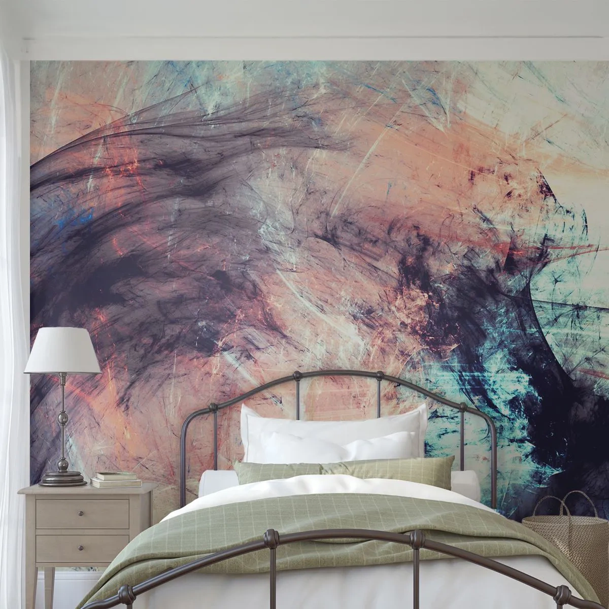 Fotobehang Premium Sand - Voel de wind - Abstractie, Deel, Modern patroon - 300x210 cm