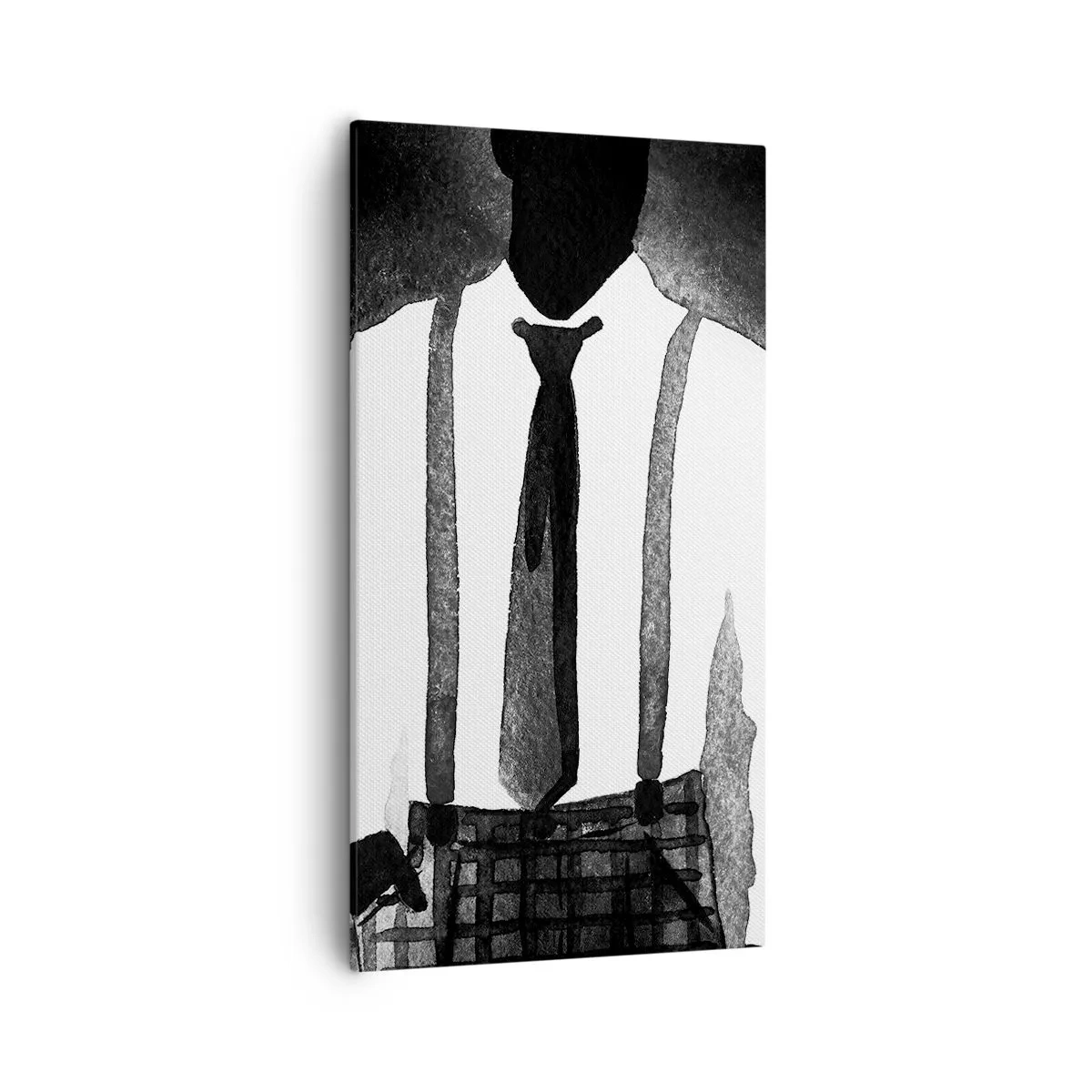 Schilderen op canvas - In een noir sfeer - 55x100 cm