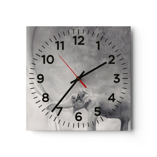 Wandklok - Klok - Onthul het mysterie - 40x40 cm