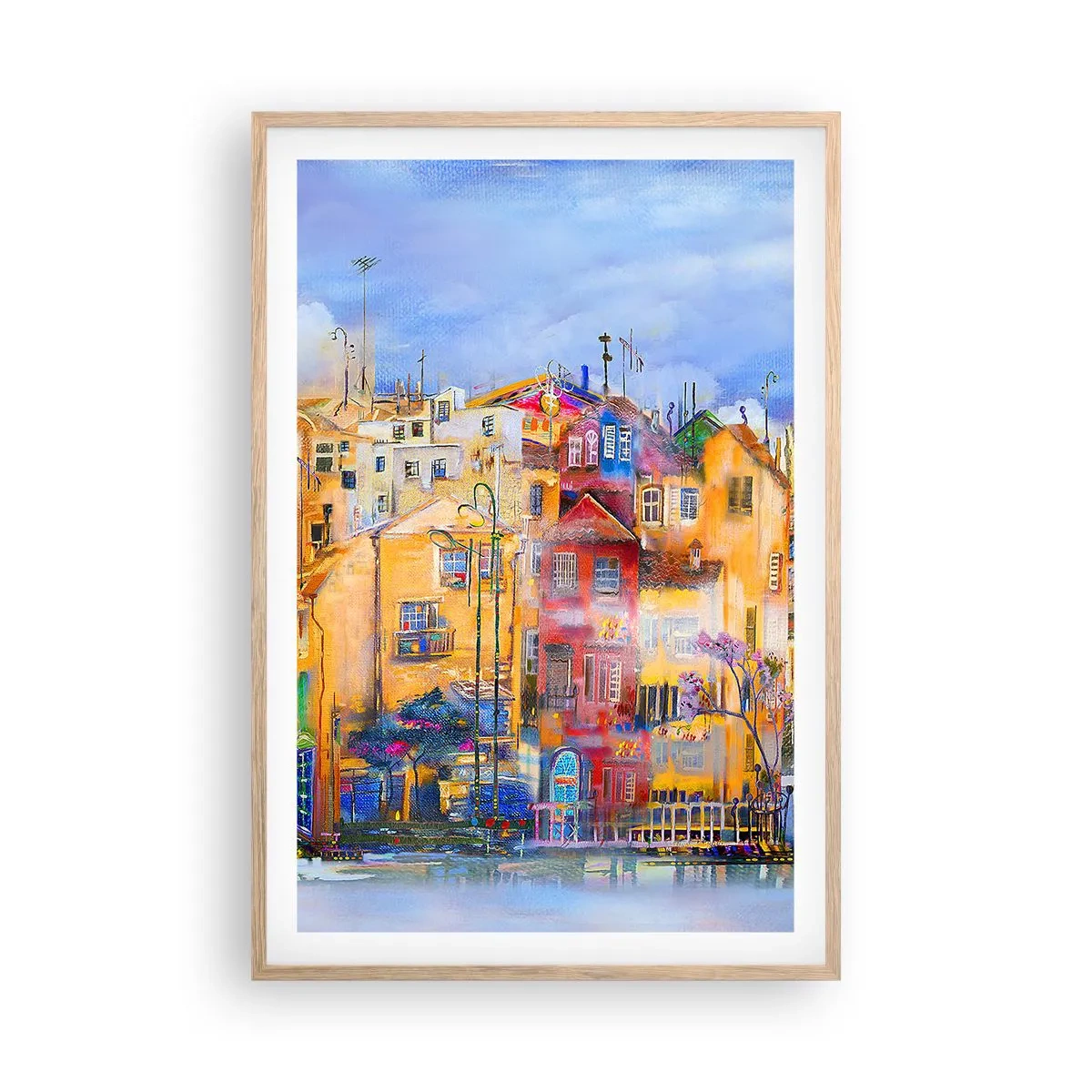 Een poster in een licht eiken lijst - Wij zijn samen - 61x91 cm