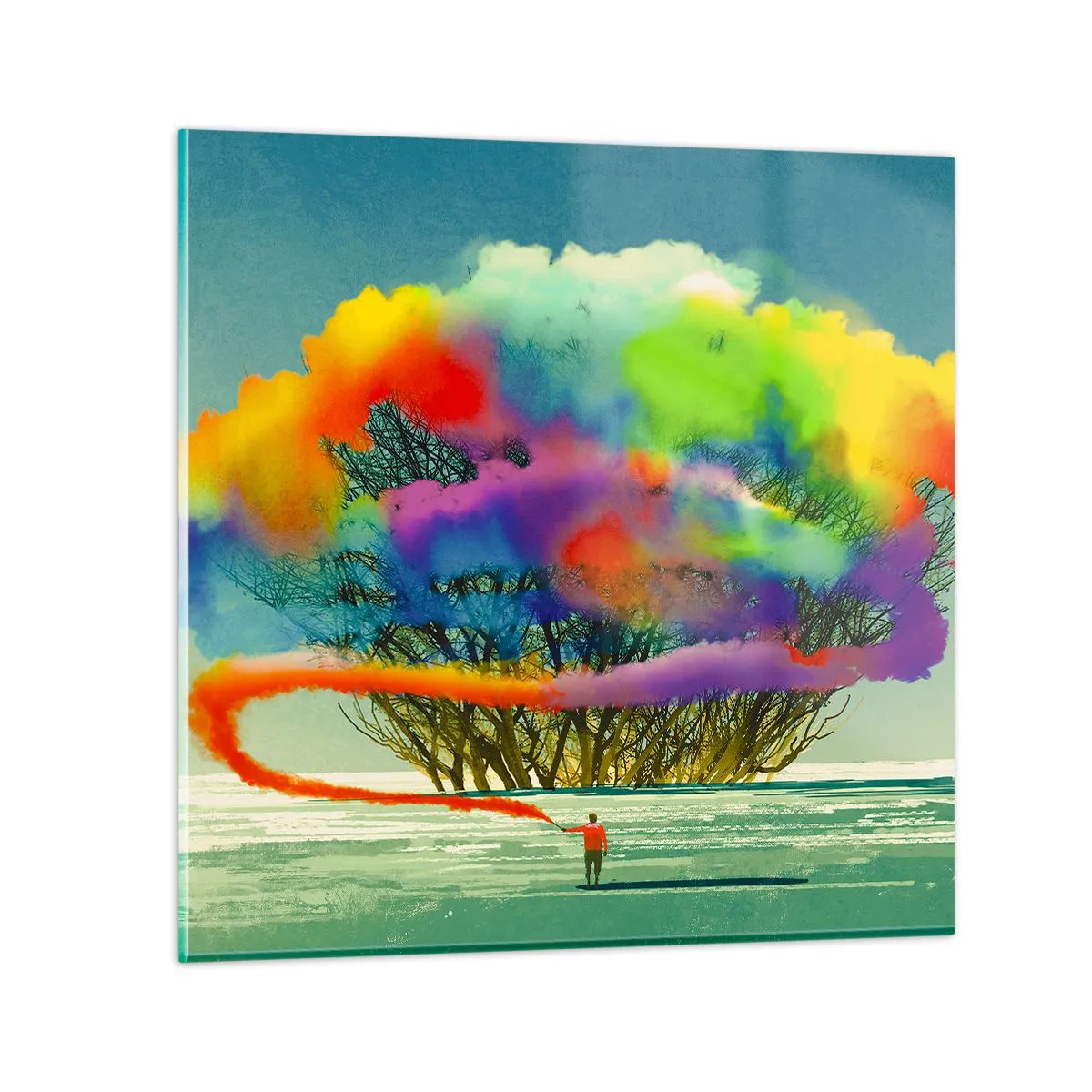 Schilderen op glas - Breng deze wereld tot leven - 60x60 cm