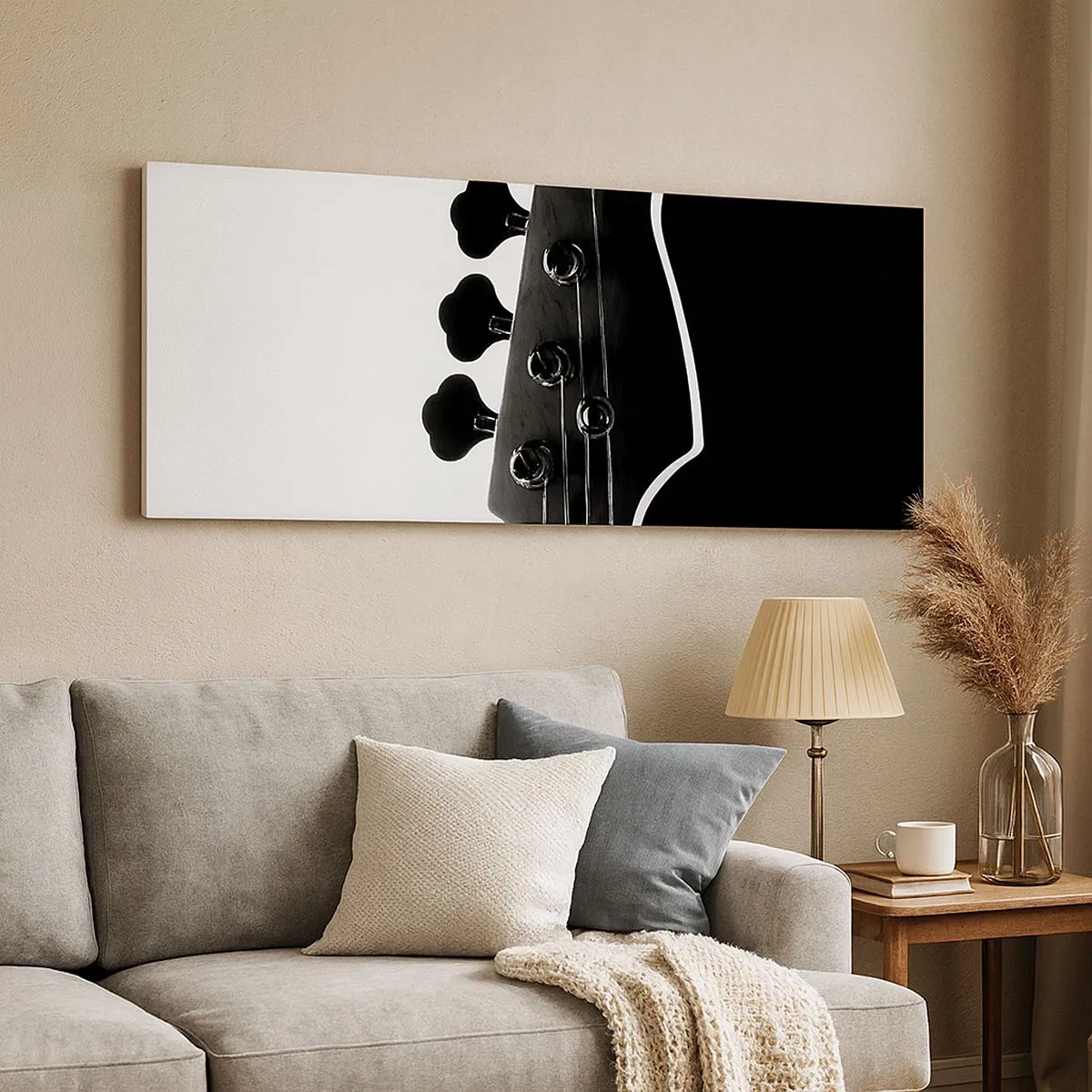 Schilderen op canvas - Rock stilte - 100x40 cm