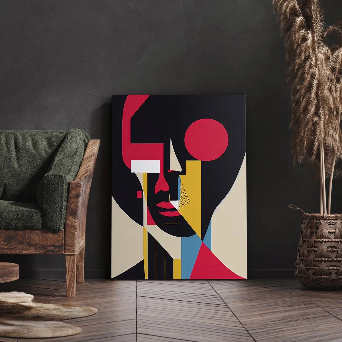 Schilderen op canvas - Haar innerlijke wereld - 70x100 cm