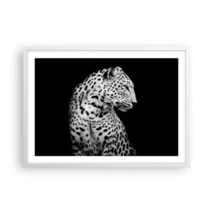 Poster in een witte lijst - Juist profiel perfect! - 70x50 cm