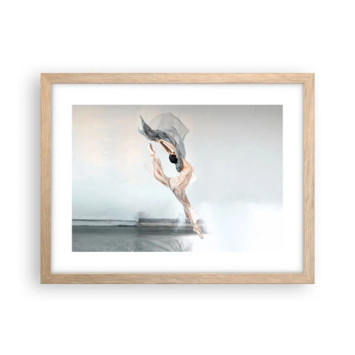 Een poster in een licht eiken lijst - In dans vervoering - 40x30 cm