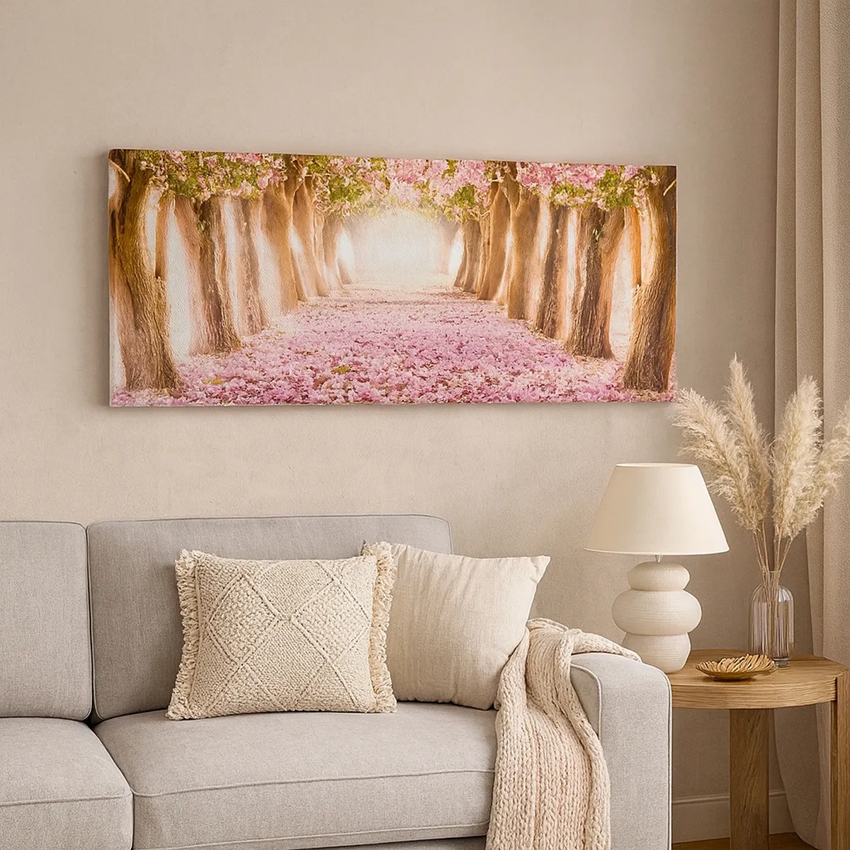 Schilderen op canvas - De weg naar het paradijs - 30x30 cm