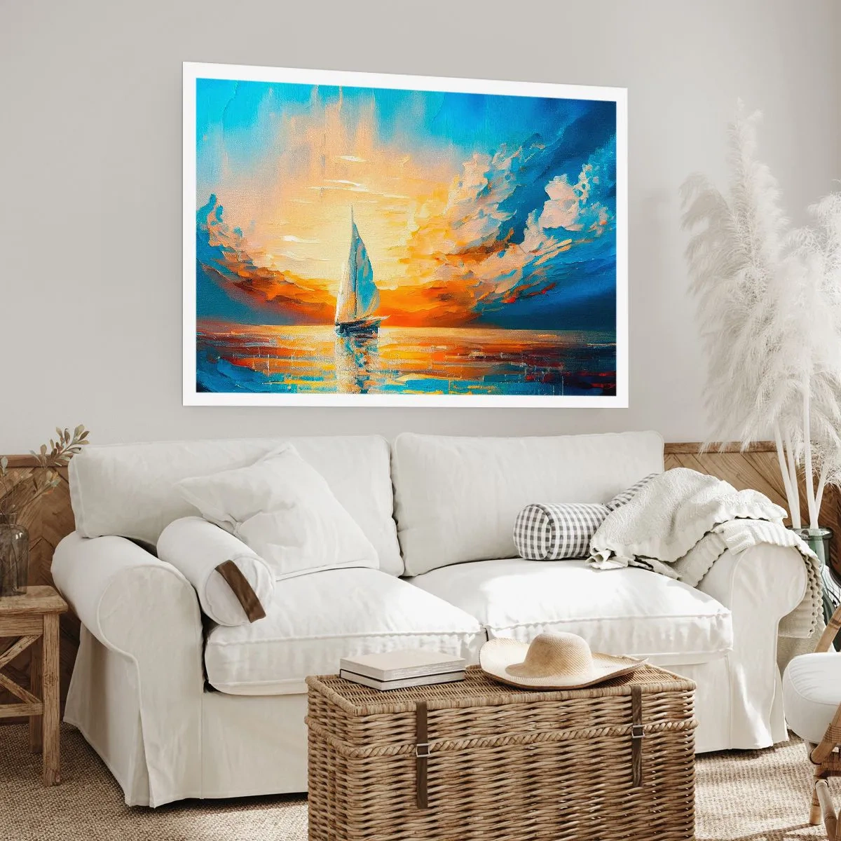 Poster - Zeilen in goud - 50x40 cm