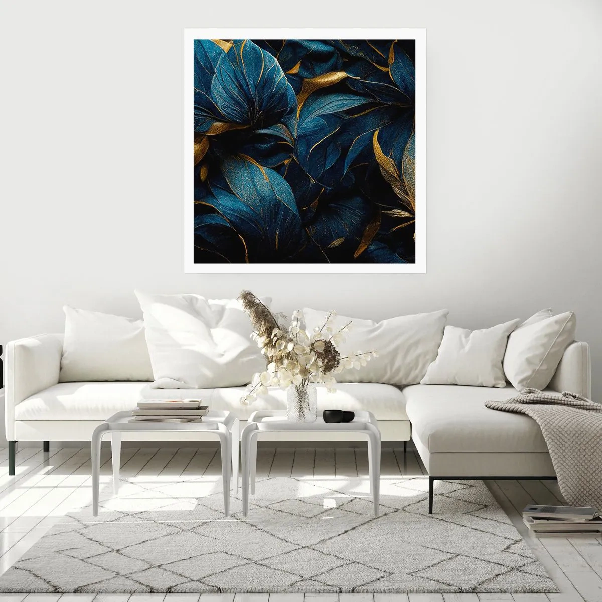 Poster - Met goud gevoerd - 30x30 cm