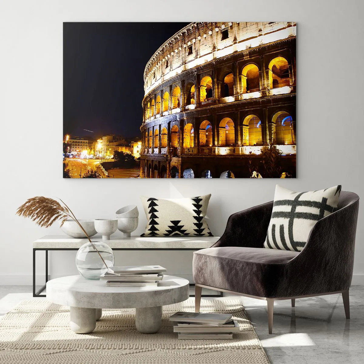 Schilderen op glas - Het is tijd om de Olympische Spelen te starten - 120x80 cm