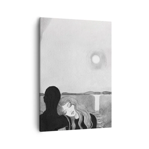 Schilderen op canvas - Altijd een geheim - 50x70 cm