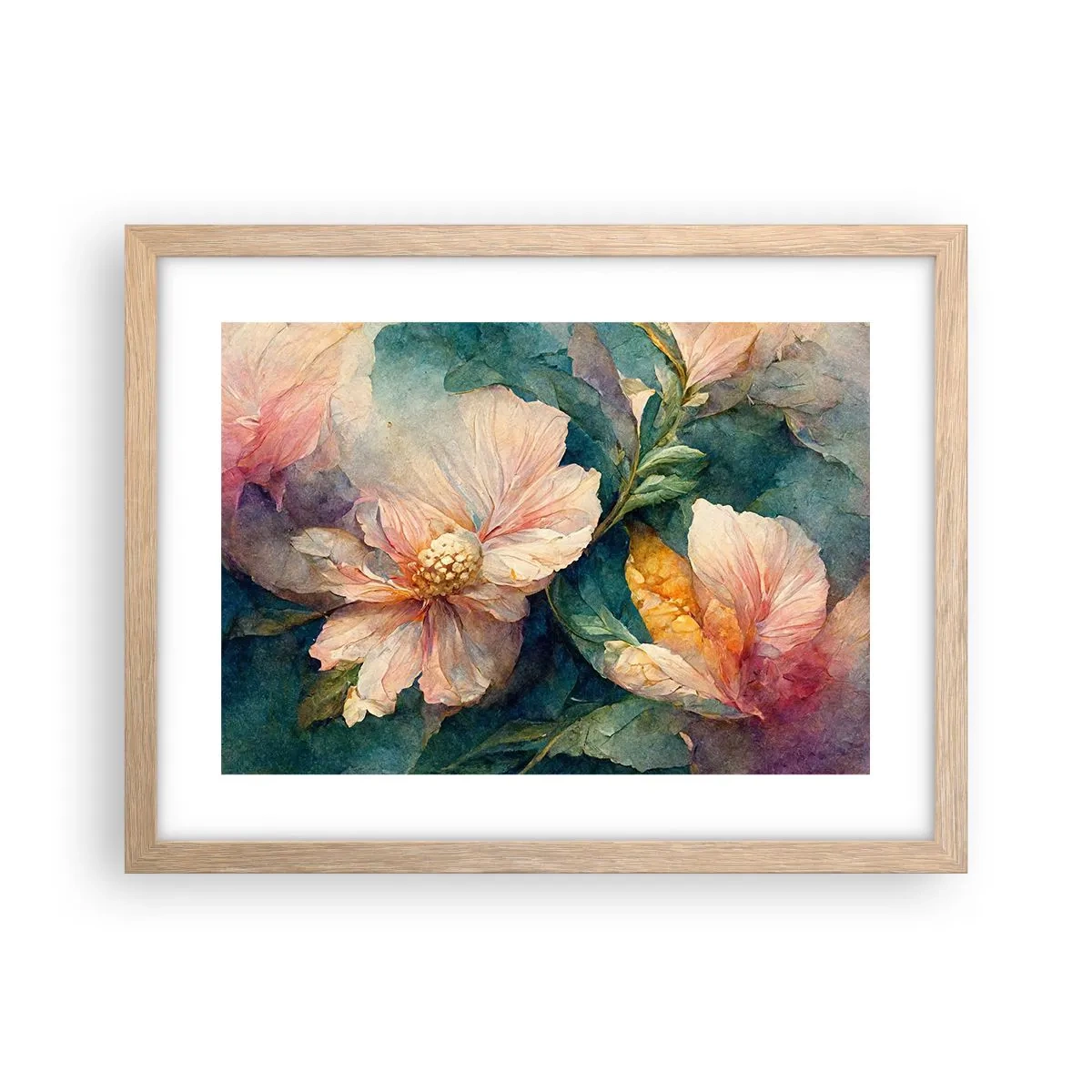 Een poster in een licht eiken lijst - Gewoon subtiliteit - 40x30 cm