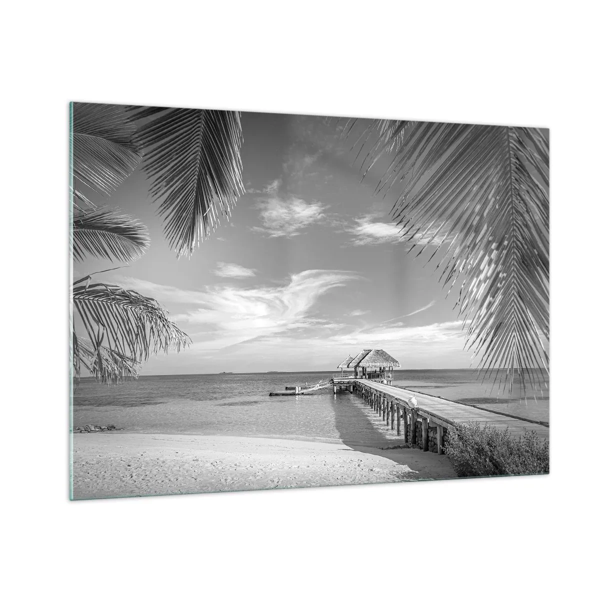Schilderen op glas - Herinnering of droom? - 100x70 cm