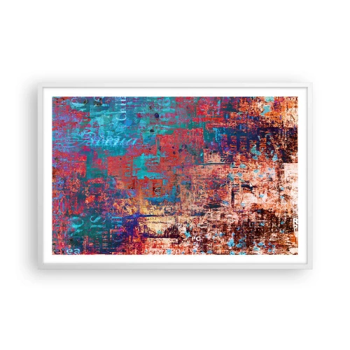 Poster in een witte lijst - Geheugen en vergetelheid - 91x61 cm