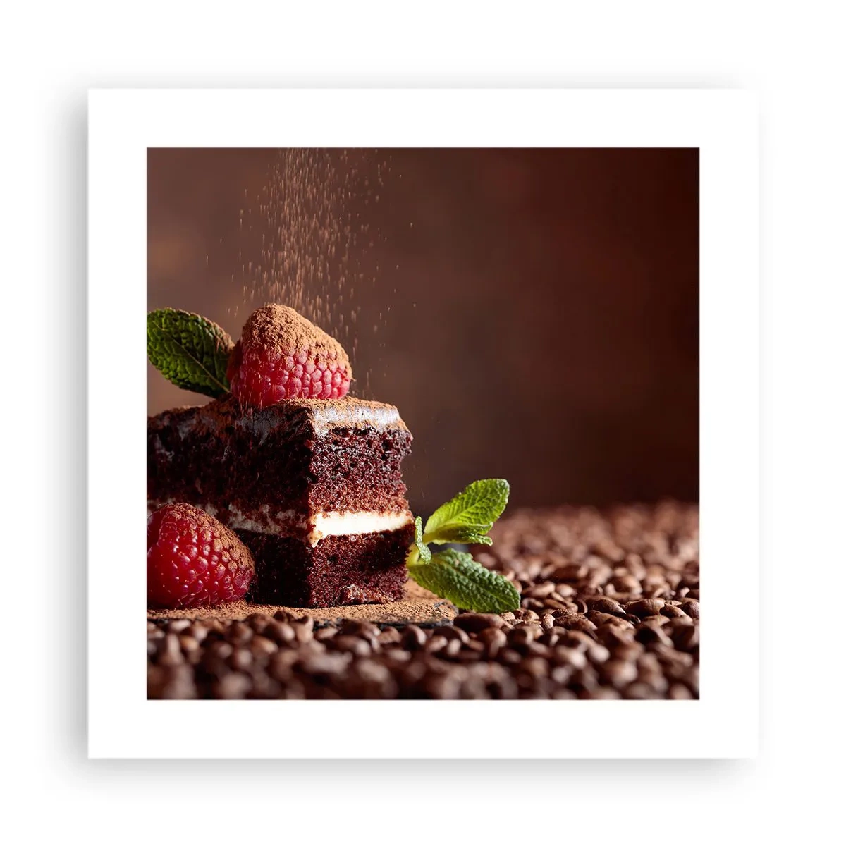 Poster - Het leven is zoet - 40x40 cm