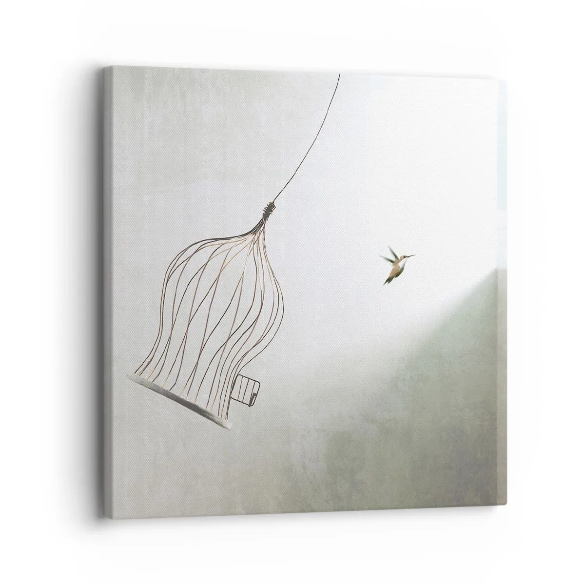 Schilderen op canvas - In je element - 30x30 cm