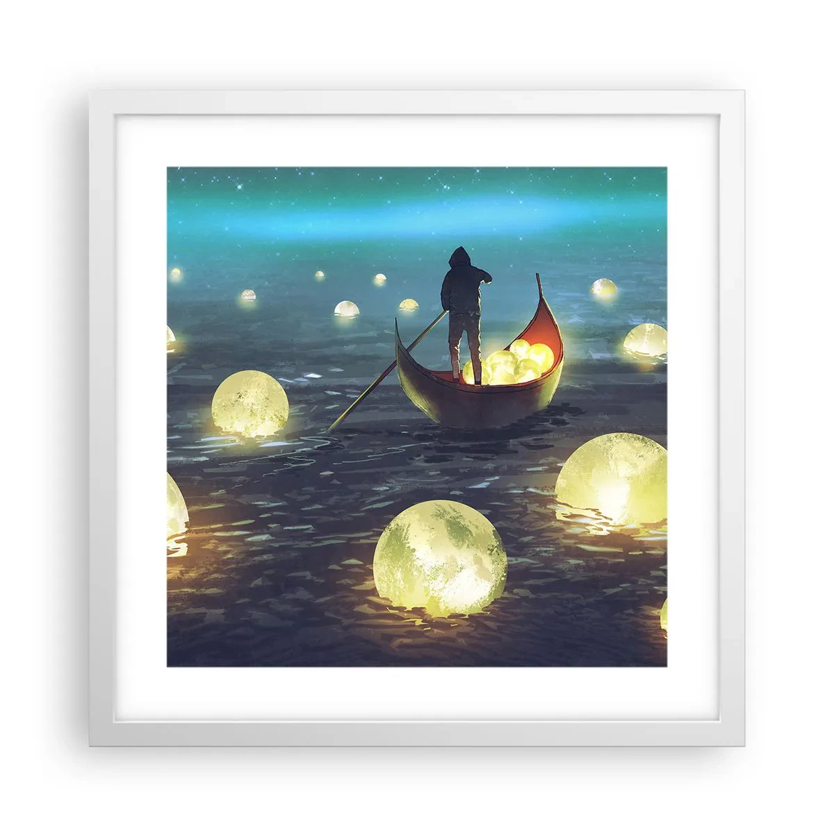 Poster in een witte lijst - Dingen waar filosofen nooit van hebben gedroomd - 40x40 cm