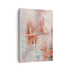 Schilderen op canvas - Vaag. Maar roze - 70x100 cm