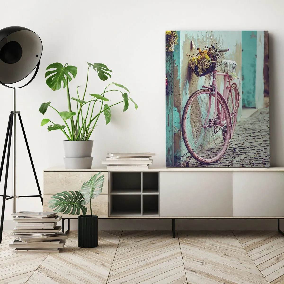 Schilderen op canvas - Ben zo terug - 70x100 cm
