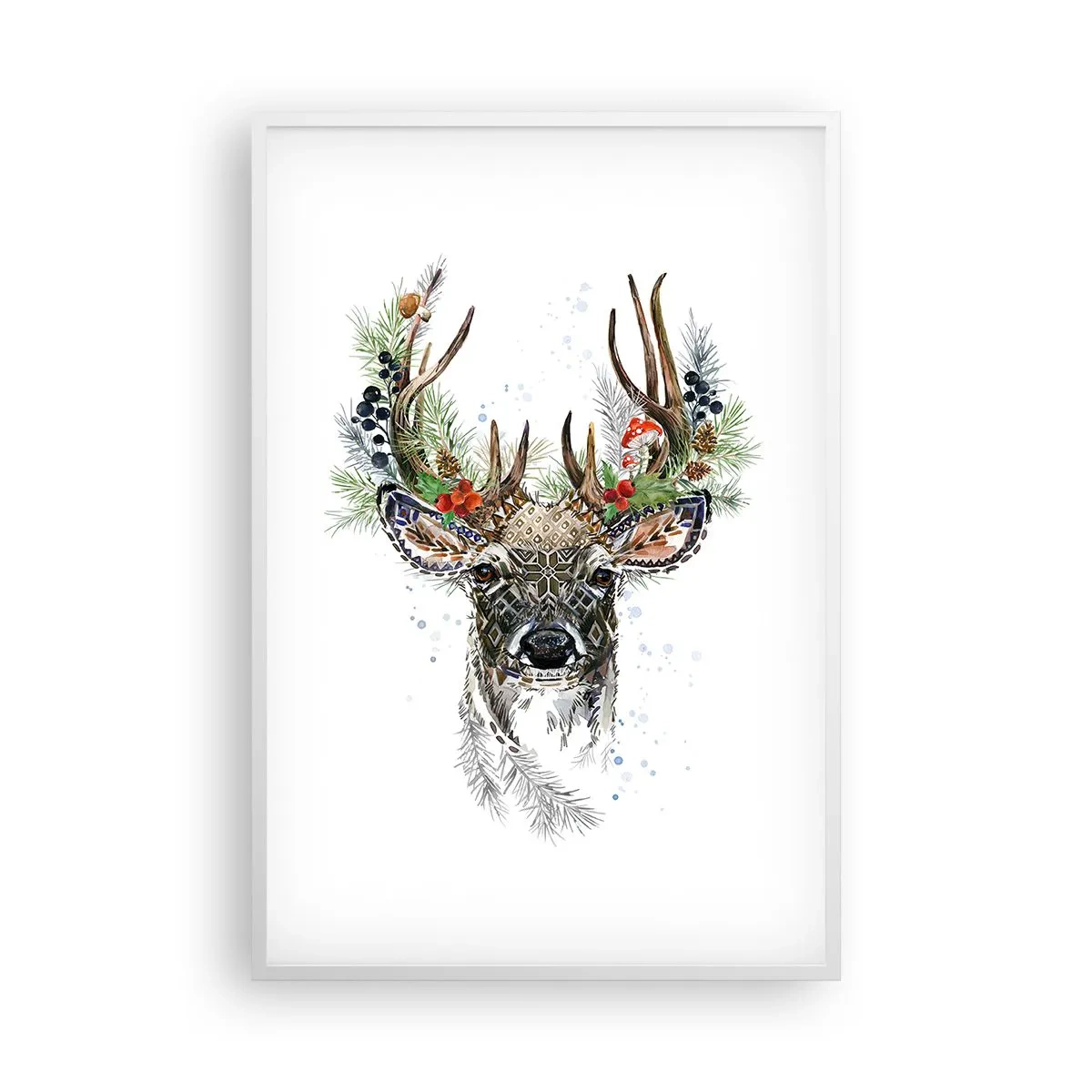 Poster in een witte lijst - In een feestelijk gewaad - 61x91 cm