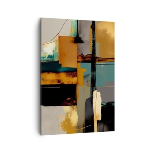 Schilderen op canvas - Abstractie – licht en schaduw - 50x70 cm