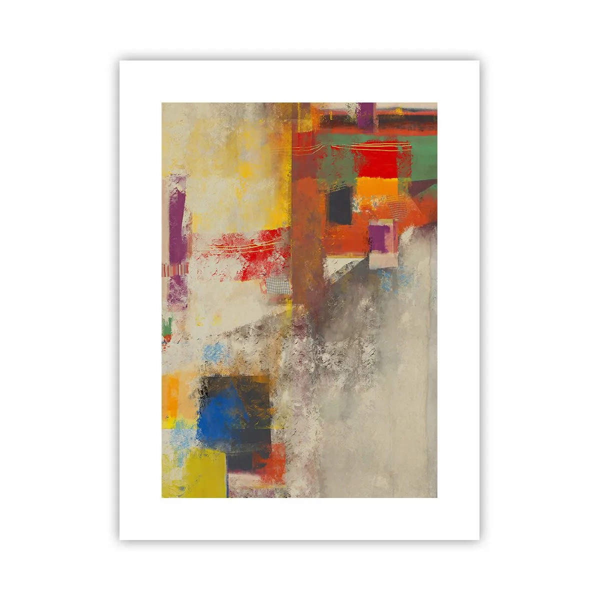 Poster - Kleur geometrie - 30x40 cm